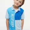 Kids’ Colorblock Logo Stretch Polo
