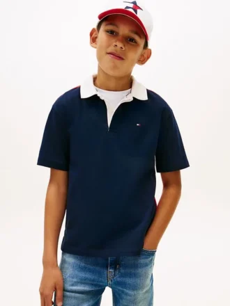 Kids’ Colorblock Rugby Polo