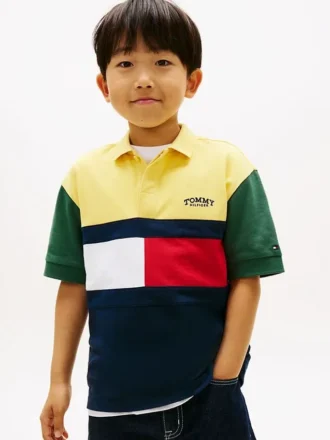 Kids’ Colorblock Rugby Polo