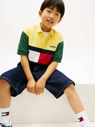 Kids’ Colorblock Rugby Polo