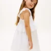 Kids’ Embroidered Eyelet Ruffle Dress