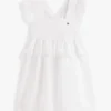 Kids’ Embroidered Eyelet Ruffle Dress