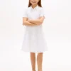 Kids’ Embroidered Eyelet Shirtdress