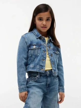Kids’ Embroidered Star Denim Jacket Kids’ Embroidered Star Denim Jacket