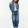 Kids’ Embroidered Star Denim Jacket