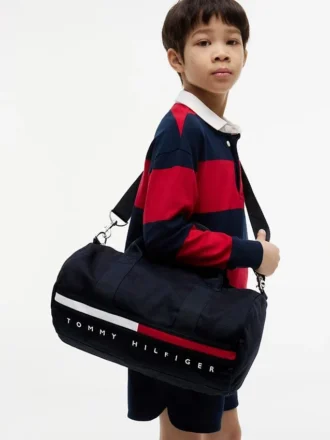 Kids’ Flag Stripe Logo Duffle Bag Kids’ Flag Stripe Logo Duffle Bag