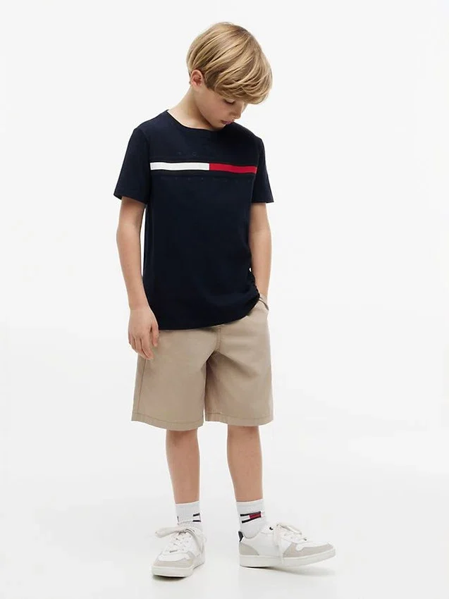 Kids’ Flag Stripe Logo T-Shirt Kids’ Flag Stripe Logo T-Shirt