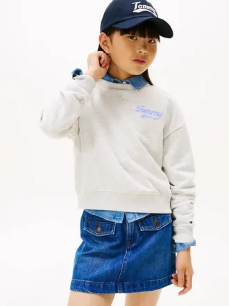 Kids’ Flocked Logo Sweatshirt