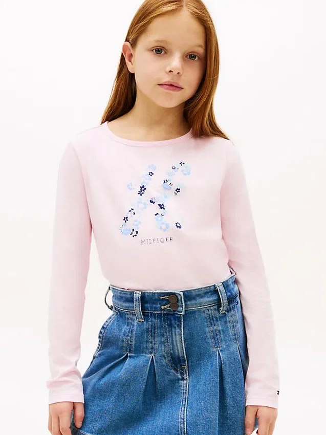 Kids’ Floral Monogram T-Shirt Kids’ Floral Monogram T-Shirt