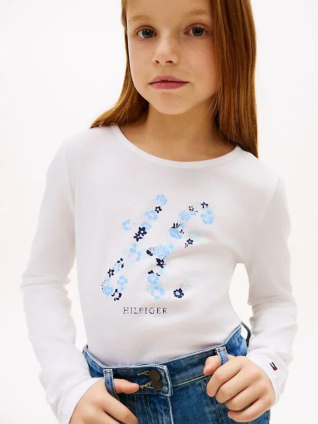 Kids’ Floral Monogram T-Shirt Kids’ Floral Monogram T-Shirt