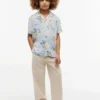 Kids’ Floral Print Camp Shirt