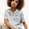 Kids’ Floral Print Camp Shirt