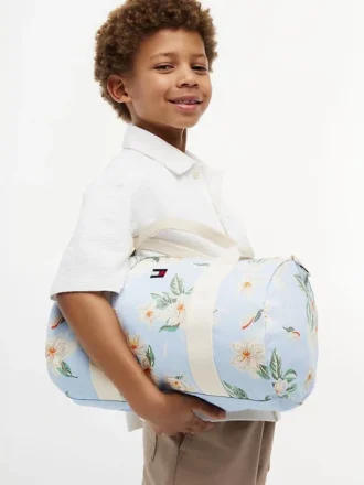 Kids’ Floral Print Duffel Bag