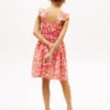 Kids’ Floral Print Ruffle-Strap Dress