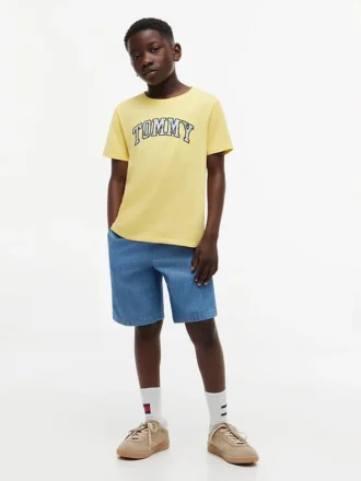 Kids’ Floral Tommy Logo T-Shirt
