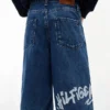 Kids’ Graffiti Print Baggy Denim Short