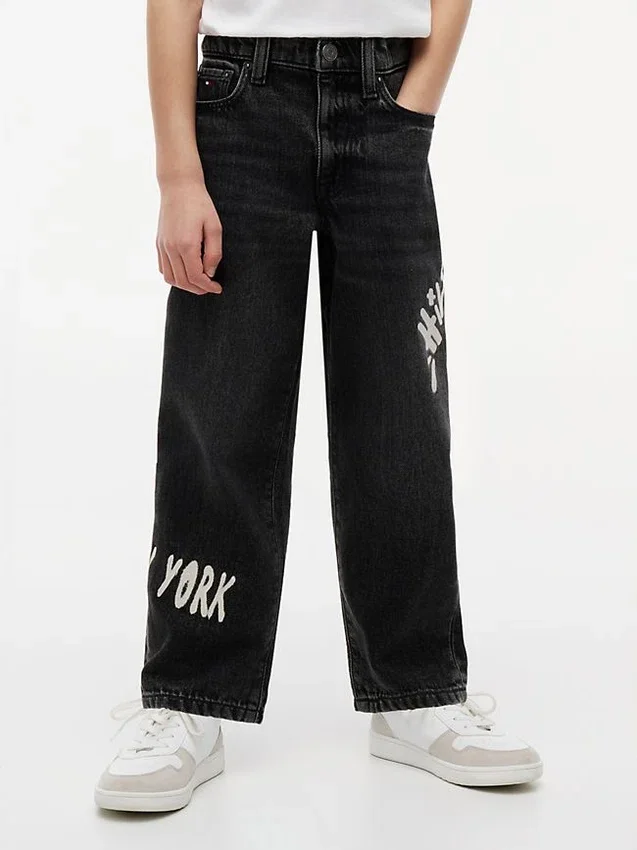 Kids’ Hilfiger Graffiti Print Baggy Jean Kids’ Hilfiger Graffiti Print Baggy Jean