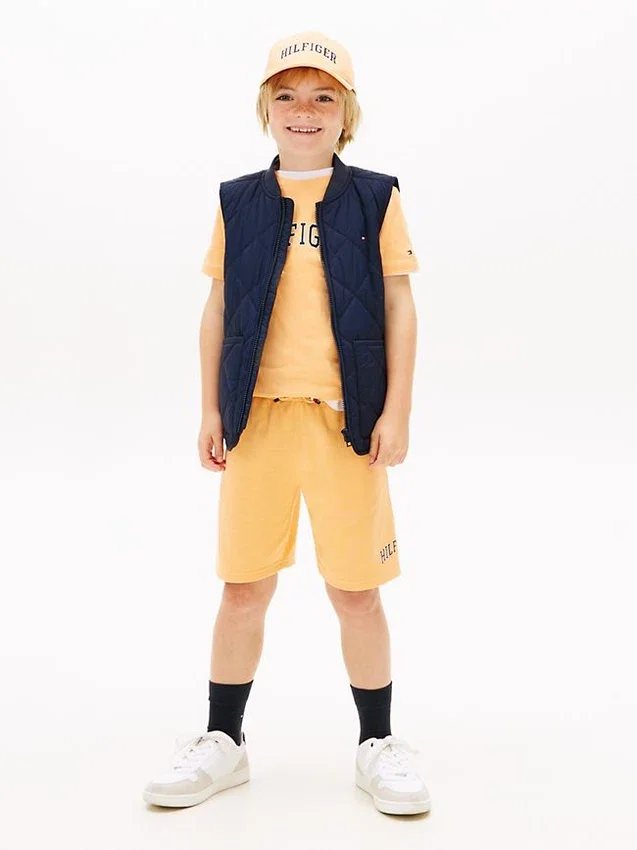 Kids’ Hilfiger Logo Wide Leg Sweatshort Kids’ Hilfiger Logo Wide Leg Sweatshort
