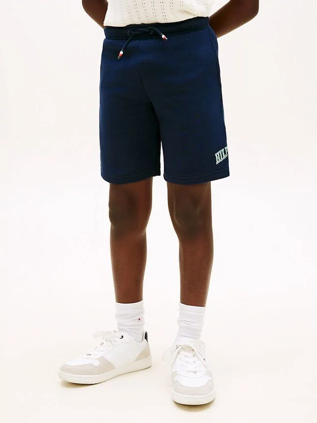 Kids’ Hilfiger Logo Wide Leg Sweatshort Kids’ Hilfiger Logo Wide Leg Sweatshort