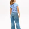 Kids’ Lettuce-Trim Ribbed Top