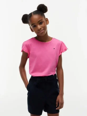 Kids’ Lettuce-Trim Sleeve T-Shirt
