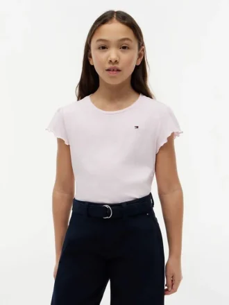 Kids’ Lettuce-Trim Sleeve T-Shirt