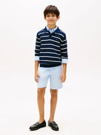 Kids’ Linen-Blend Short