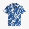 Kids’ Linen-Cotton Blend Floral Shirt