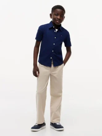 Kids’ Linen-Cotton Blend Shirt