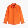 Kids’ Linen-Cotton Blend Shirt