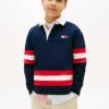 Kids’ Logo Graphic Stripe Rugby Polo Kids’ Logo Graphic Stripe Rugby Polo
