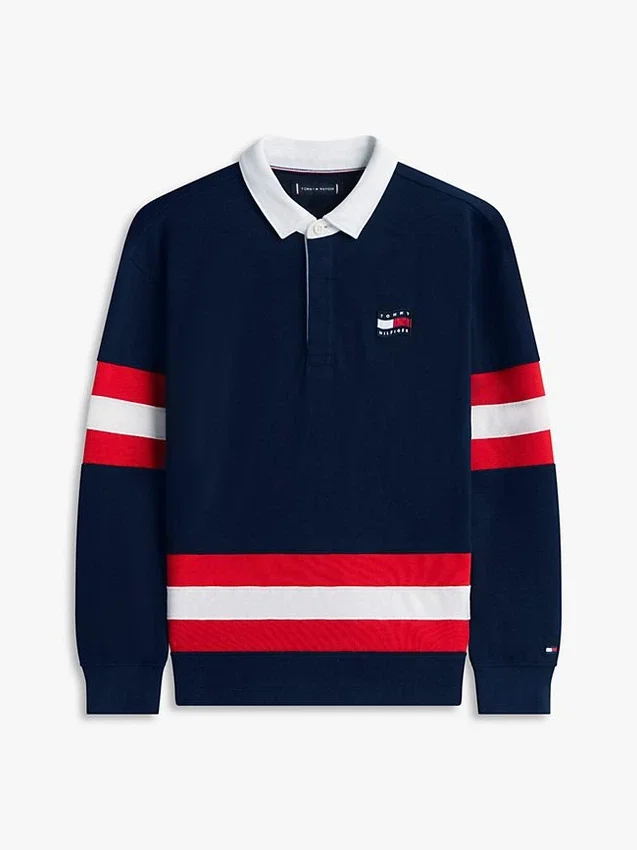Kids’ Logo Graphic Stripe Rugby Polo Kids’ Logo Graphic Stripe Rugby Polo