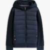 Kids’ Mixed Media Hooded Quilted Jacket Kids’ Mixed Media Hooded Quilted Jacket