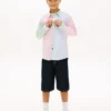 Kids’ Mixed Stripe Stretch Oxford Shirt Kids’ Mixed Stripe Stretch Oxford Shirt