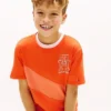 Kids’ Monogram Banner Stripe T-Shirt