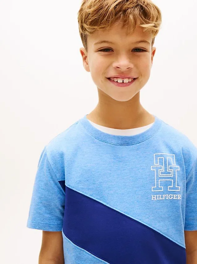 Kids’ Monogram Banner Stripe T-Shirt Kids’ Monogram Banner Stripe T-Shirt