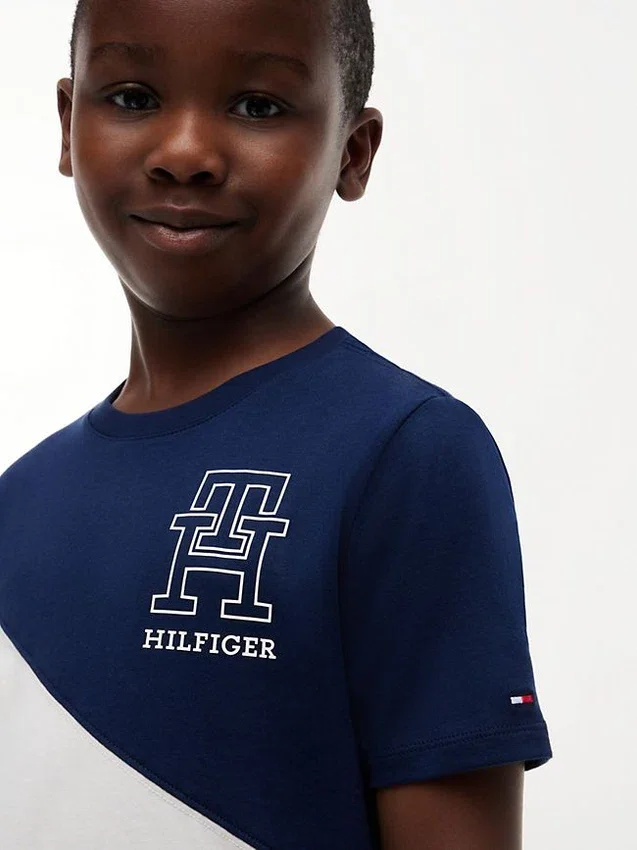 Kids’ Monogram Banner Stripe T-Shirt Kids’ Monogram Banner Stripe T-Shirt