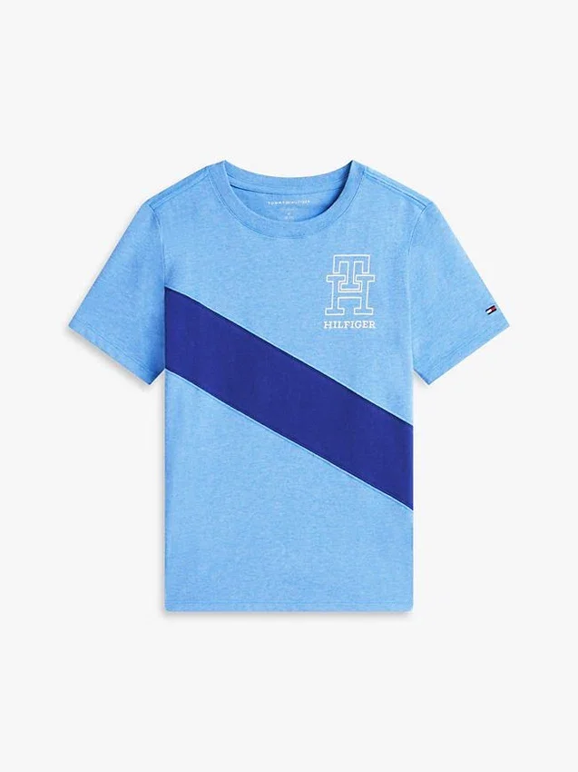 Kids’ Monogram Banner Stripe T-Shirt Kids’ Monogram Banner Stripe T-Shirt