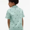 Kids’ Monogram Logo Striped Camp Shirt Kids’ Monogram Logo Striped Camp Shirt