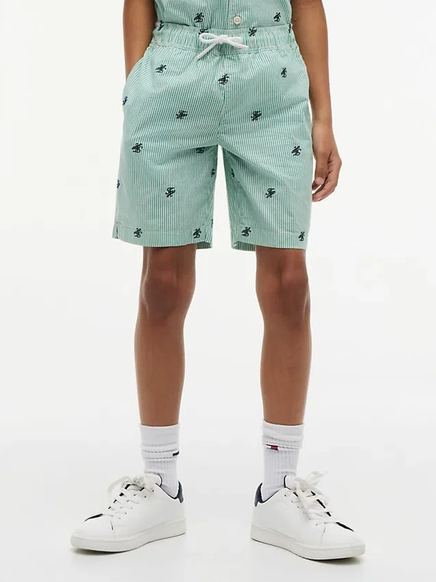 Kids’ Monogram Logo Striped Short Kids’ Monogram Logo Striped Short