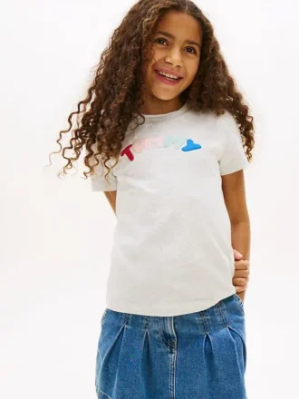 Kids’ Multicolor Puff Logo T-Shirt
