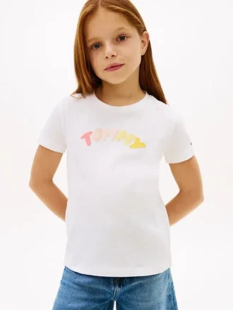 Kids’ Multicolor Puff Logo T-Shirt