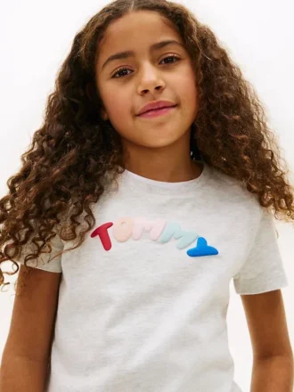 Kids’ Multicolor Puff Logo T-Shirt