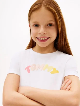 Kids’ Multicolor Puff Logo T-Shirt