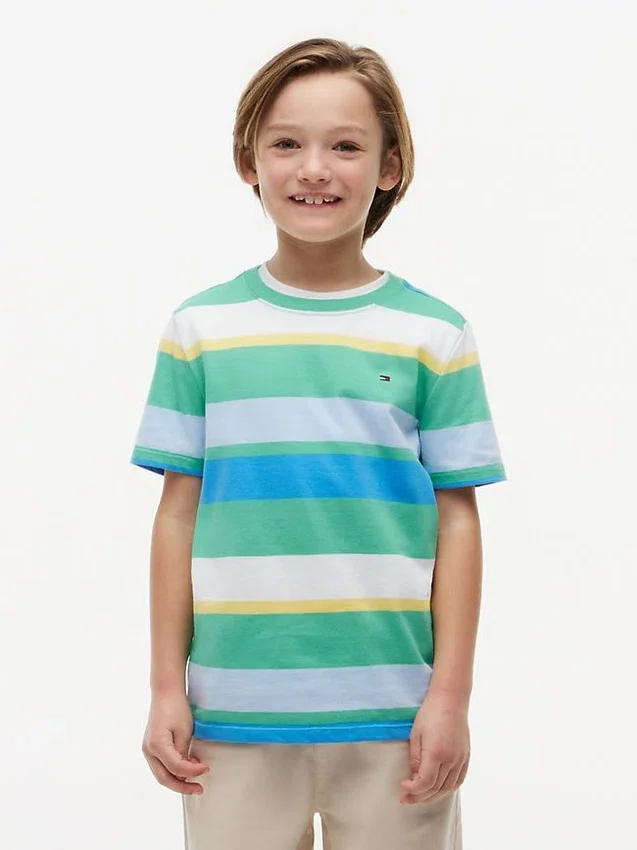 Kids’ Multicolor Stripe T-Shirt Kids’ Multicolor Stripe T-Shirt