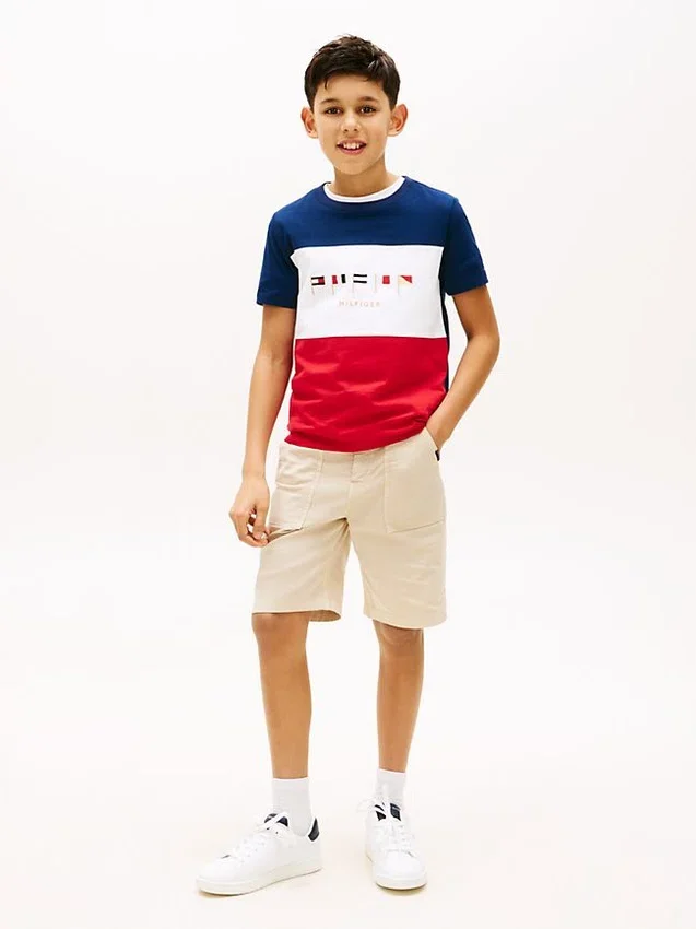 Kids’ Multiflag Logo Colorblock T-Shirt Kids’ Multiflag Logo Colorblock T-Shirt