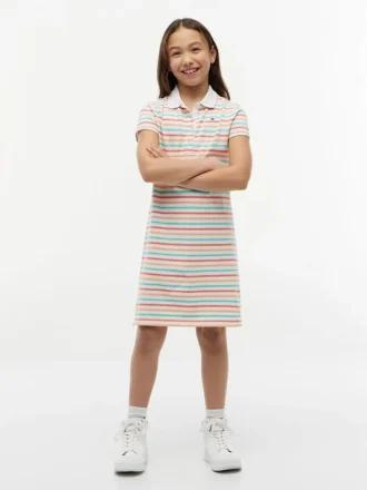 Kids’ Multistripe Polo Dress