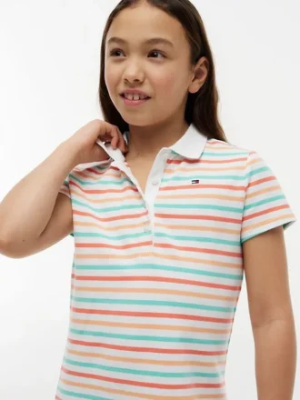 Kids’ Multistripe Polo Dress