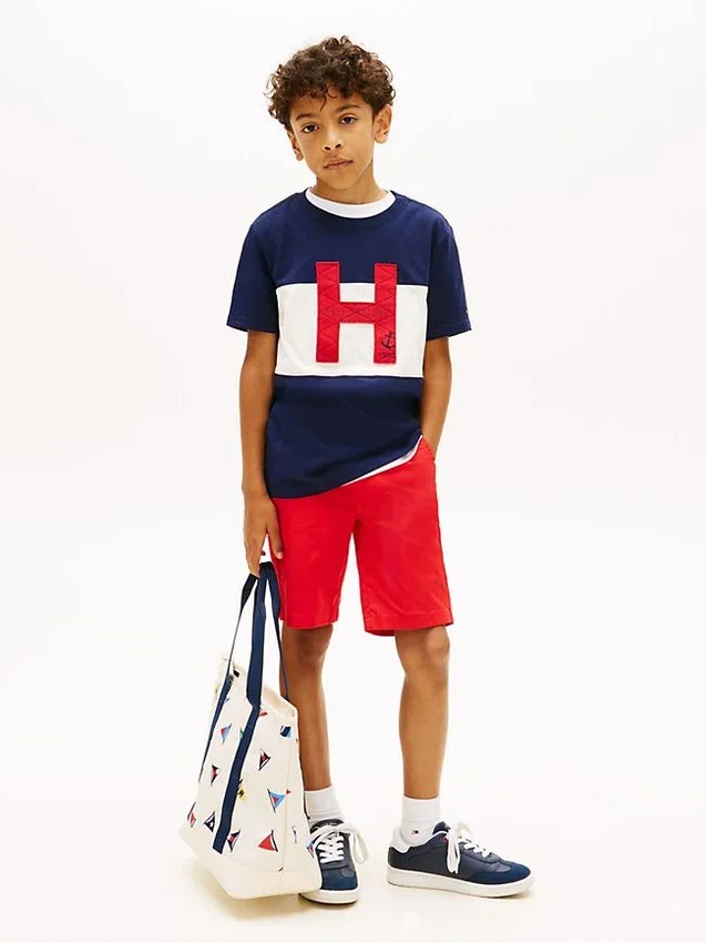 Kids’ Nautical H Logo Colorblock T-Shirt Kids’ Nautical H Logo Colorblock T-Shirt