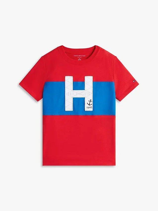 Kids’ Nautical H Logo Colorblock T-Shirt Kids’ Nautical H Logo Colorblock T-Shirt